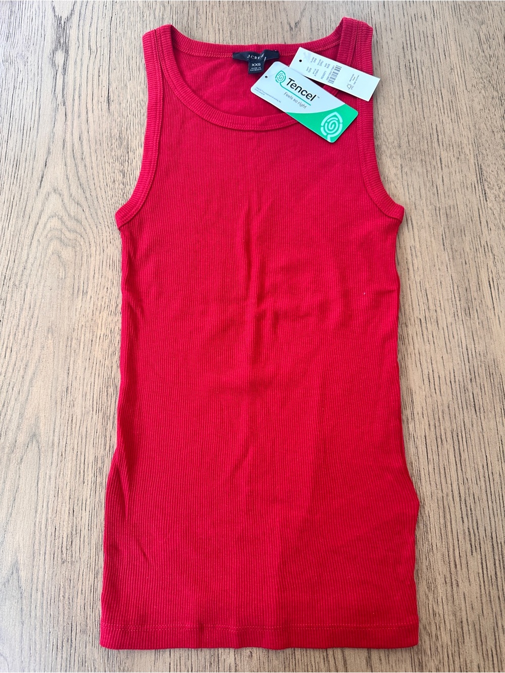 J. Crew Ribbed Cutaway Tank Top